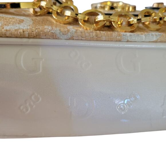 NWT Guess Y2K Vintage Monogram Baguette Shoulder Bag Early 2000’s Summer Season - Picture 11 of 16